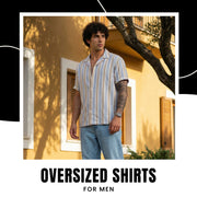Oversized Fit Half Sleeves Shirts For Men