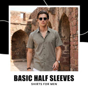 Basic Half Sleeves Shirts For Men