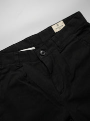 Black Modern Essential Men's Trousers