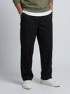 Black Modern Essential Men's Trousers