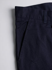 Navy Blue Solid Everyday Comfort  Men's Trousers