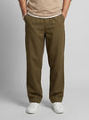 Green Solid Everyday Cotton Men's Pant