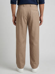 Mauve Color Everyday Cotton Men's Pant