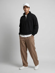 Mauve Color Everyday Cotton Men's Pant